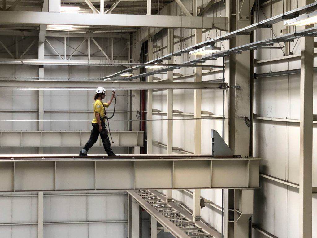 Crane Walkway lifeline system - Fall Protection System